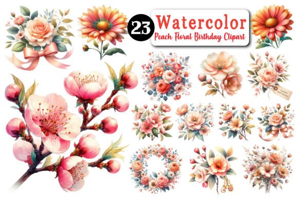 Pink Chinoiserie Summer Clipart Graphic by Design Market · Creative Fabrica