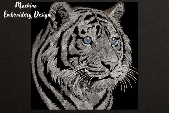 Realistic Bengal Tiger Head