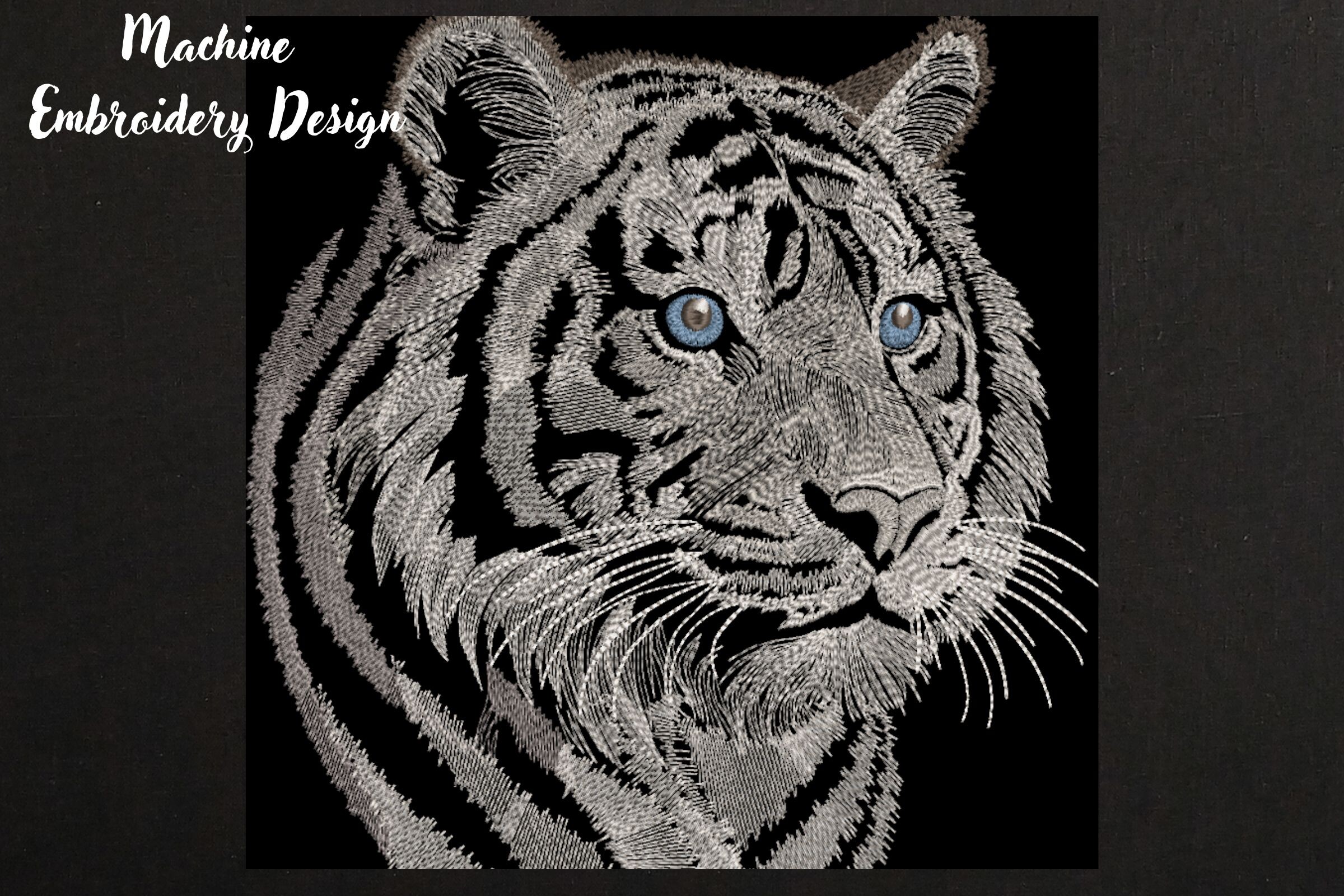 Realistic Bengal Tiger Head