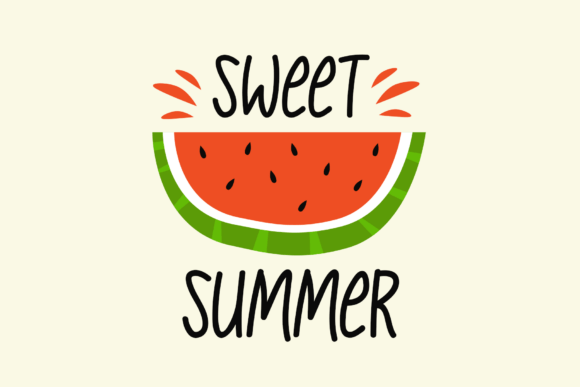 Shining Summer Font PNG with transparent background - Preview 2