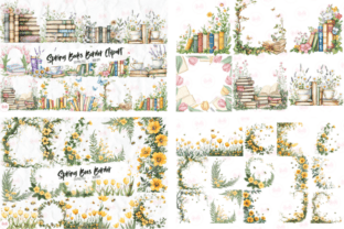 Spring Border Clipart Big Bundle Graphic by Markicha Art · Creative Fabrica