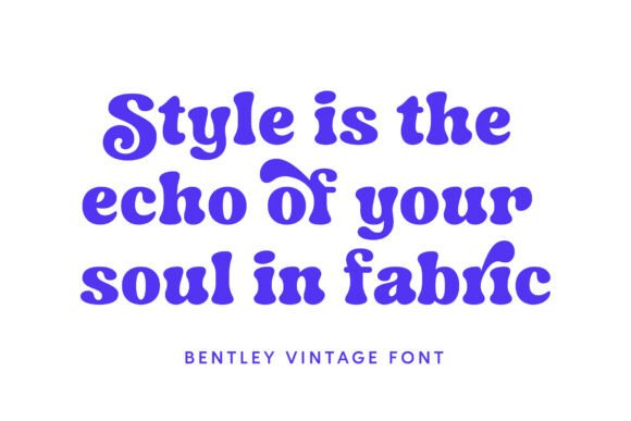 Bentley Vintage Font PNG with transparent background - Preview 5