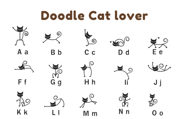 Cat Lover Font - Preview 4