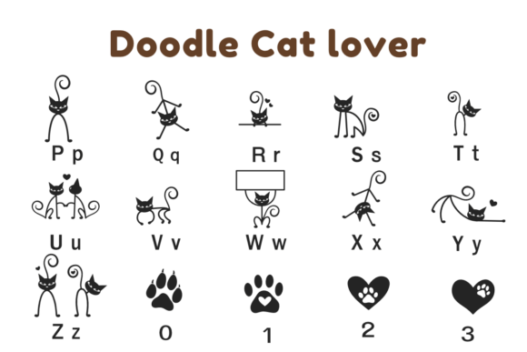 Cat Lover Font - Preview 5