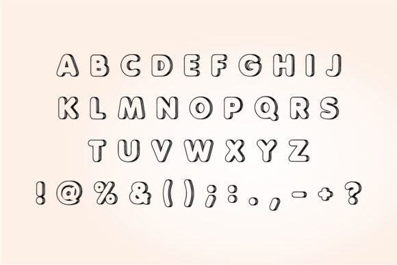 Cuteline Font - Preview 3