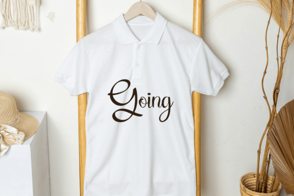 Fishing Font PNG with transparent background - Preview 1