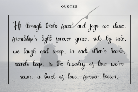 Fishing Font PNG with transparent background - Preview 5