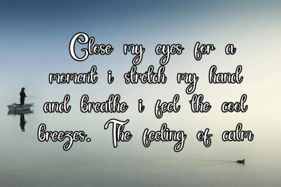 Fishing Font PNG with transparent background - Preview 6
