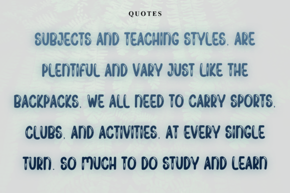 Frame Font - Preview 5