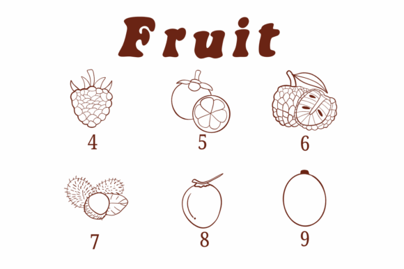 Fruit Font - Preview 3