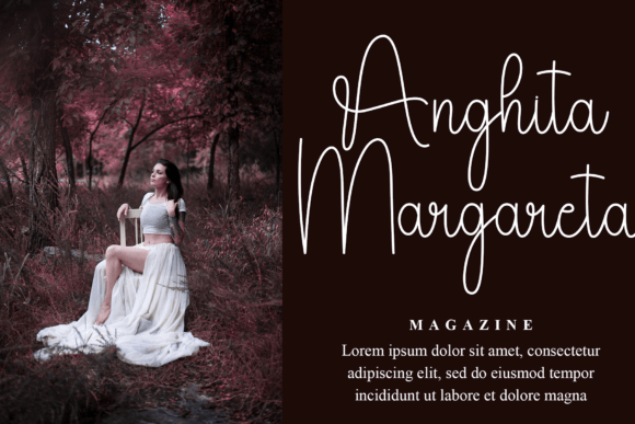 Highland Farmhouse Font PNG with transparent background - Preview 1