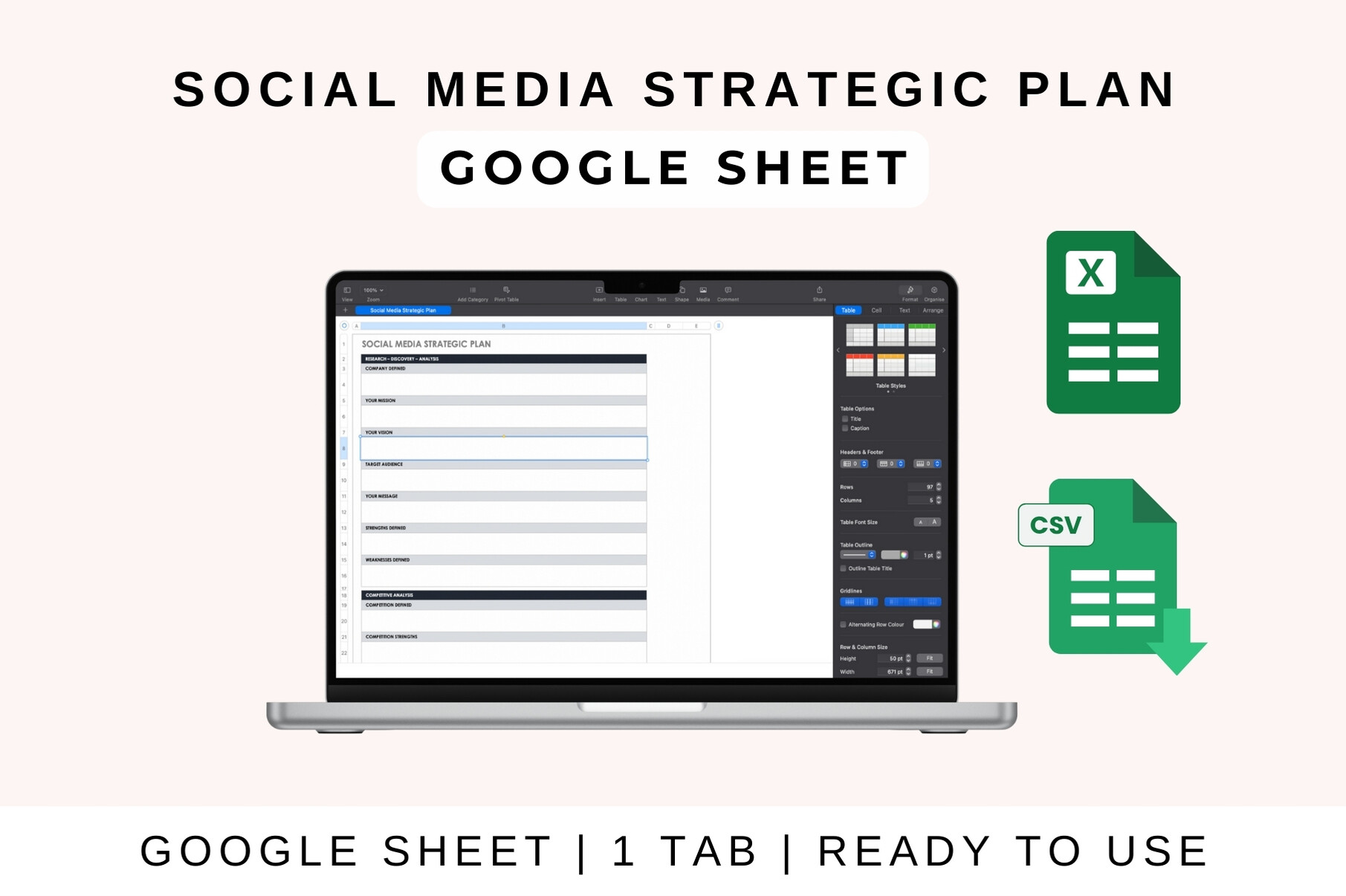 Social Media Strategic Plan Template Graphic by Realtor Templates ...