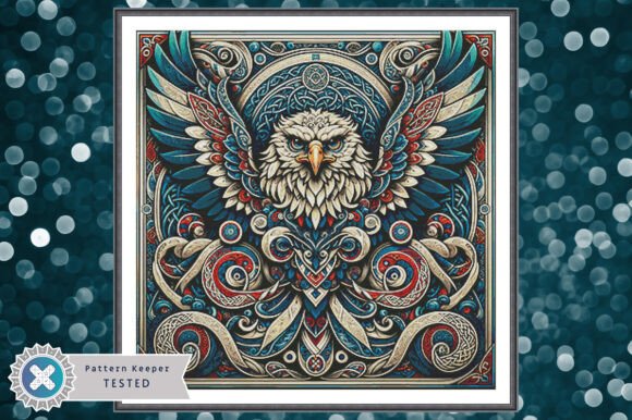 American Eagle Cross Stitch Pattern PDF