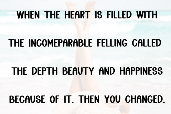 Beach Gravity Font - Preview 5