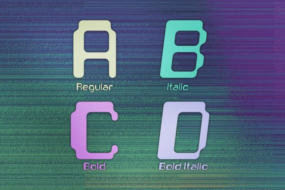Chiptune Font - Preview 3