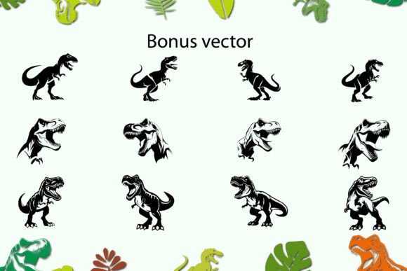 Dinosaur Alphabet Font - Preview 2