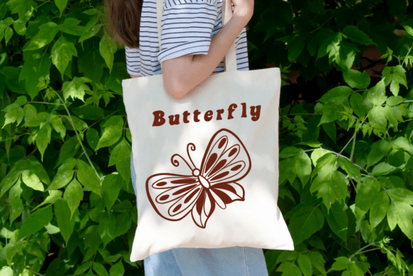 Doodle Butterfly Font - Preview 4