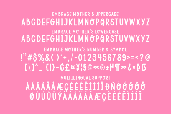 Embrace Mother's Font - Preview 4