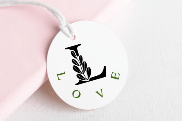 Love Leaf Font PNG with transparent background - Preview 3