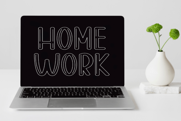 Drawing Handmade Font Font - Preview 1