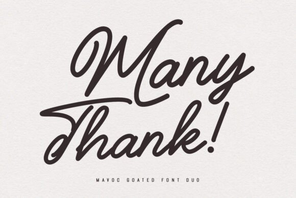 Mavoc Goated Font PNG with transparent background - Preview 4