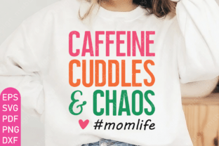 Mom SVG Funny Mom SVG Coffee Chaos SVG Graphic by misba design ...