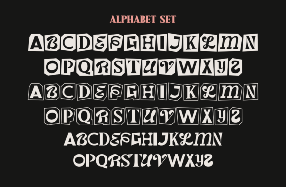 Nocht Star Font PNG with transparent background - Preview 4