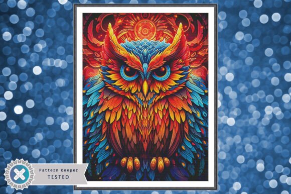 Owl Bird Cross Stitch Pattern PDF Chart