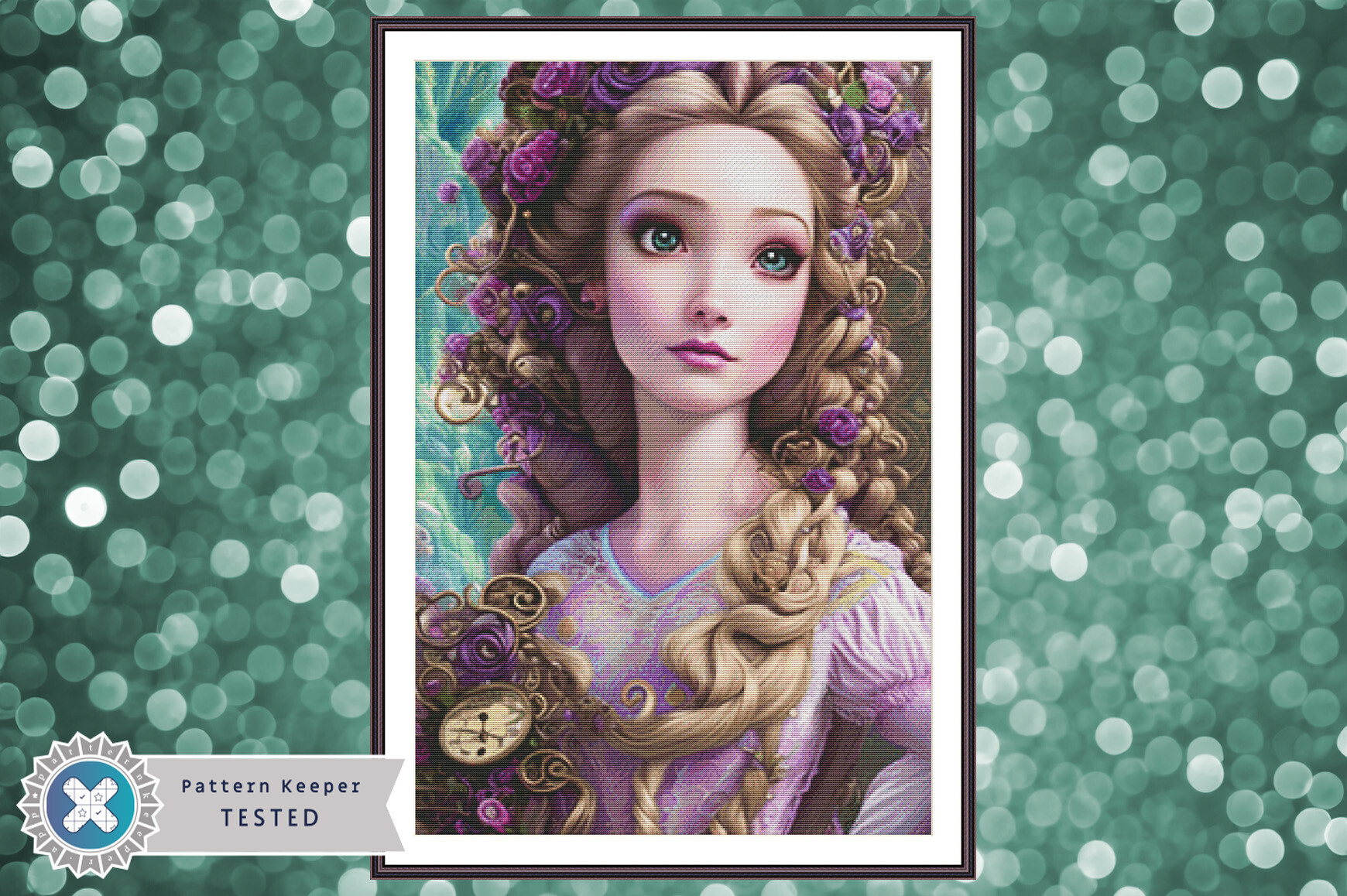 Princess Cross Stitch Pattern PDF