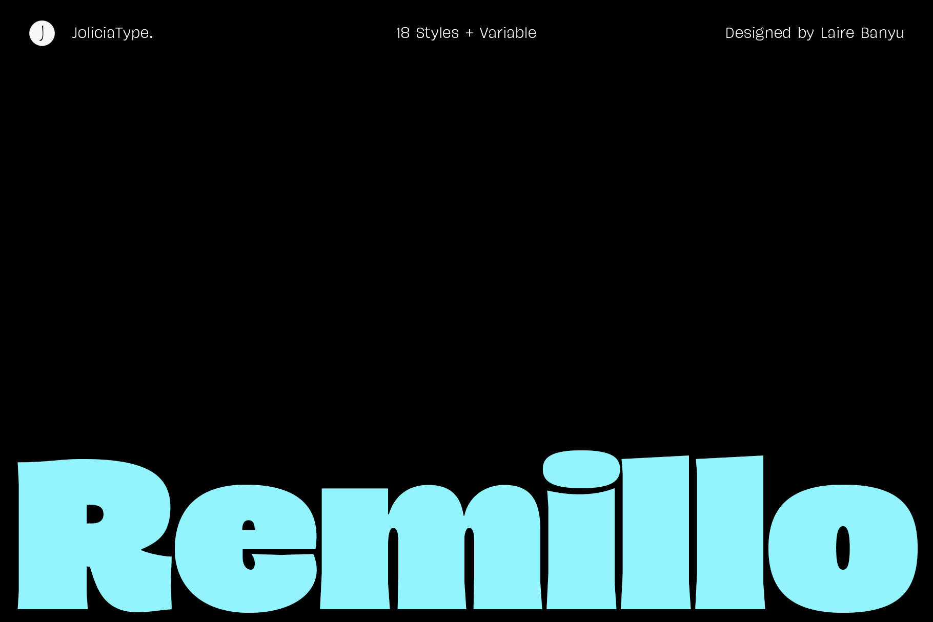 Remillo preview: humanist sans with many styles
