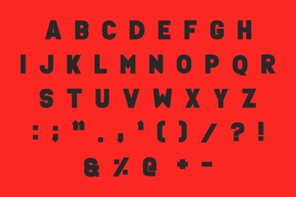 Retro Square Font PNG with transparent background - Preview 5