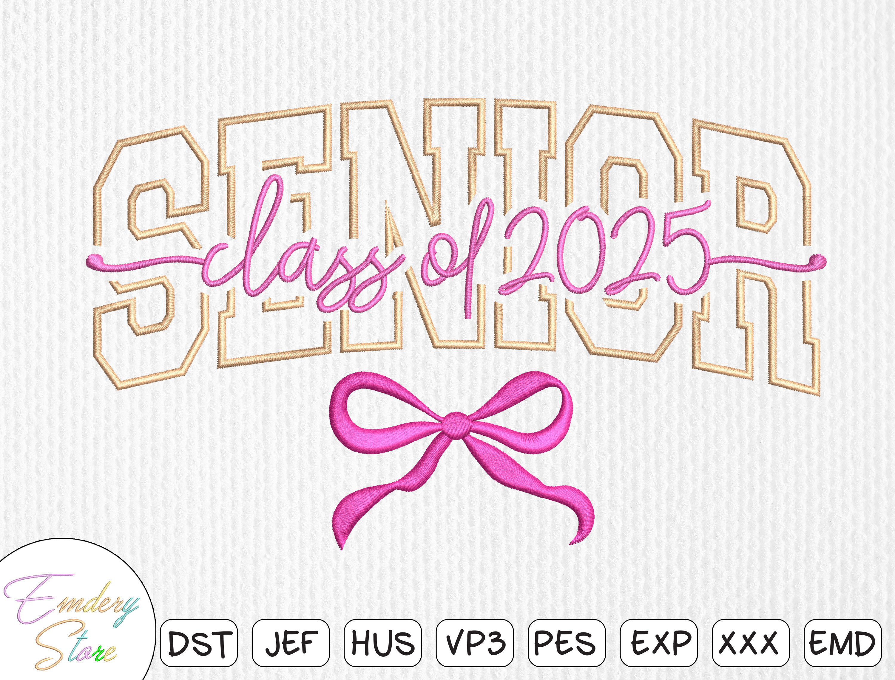 Senior 2025 with Bow