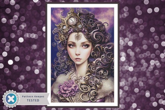 Steampunk Cross Stitch Pattern PDF Chart