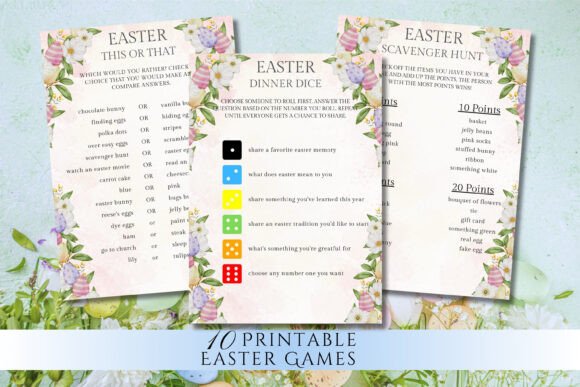 10 Easter Games Bundle