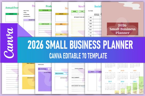 2026 Small Business Planner Canva KDP
