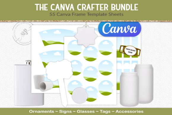 55 Canva frame templates for sublimation projects