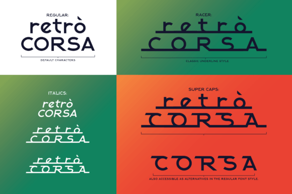 Alpha Strada Font - Preview 2