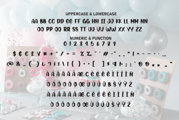 Balloon Party Font - Preview 6