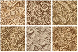 Batik Style Seamless Patterns 10 Graphic by TriDraw · Creative Fabrica