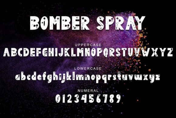 Bomber Spray Font - Preview 4