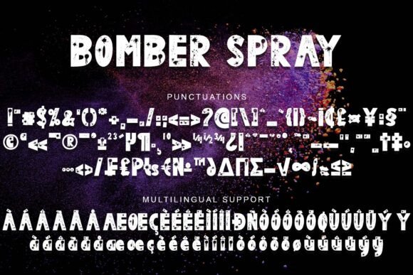 Bomber Spray Font - Preview 5