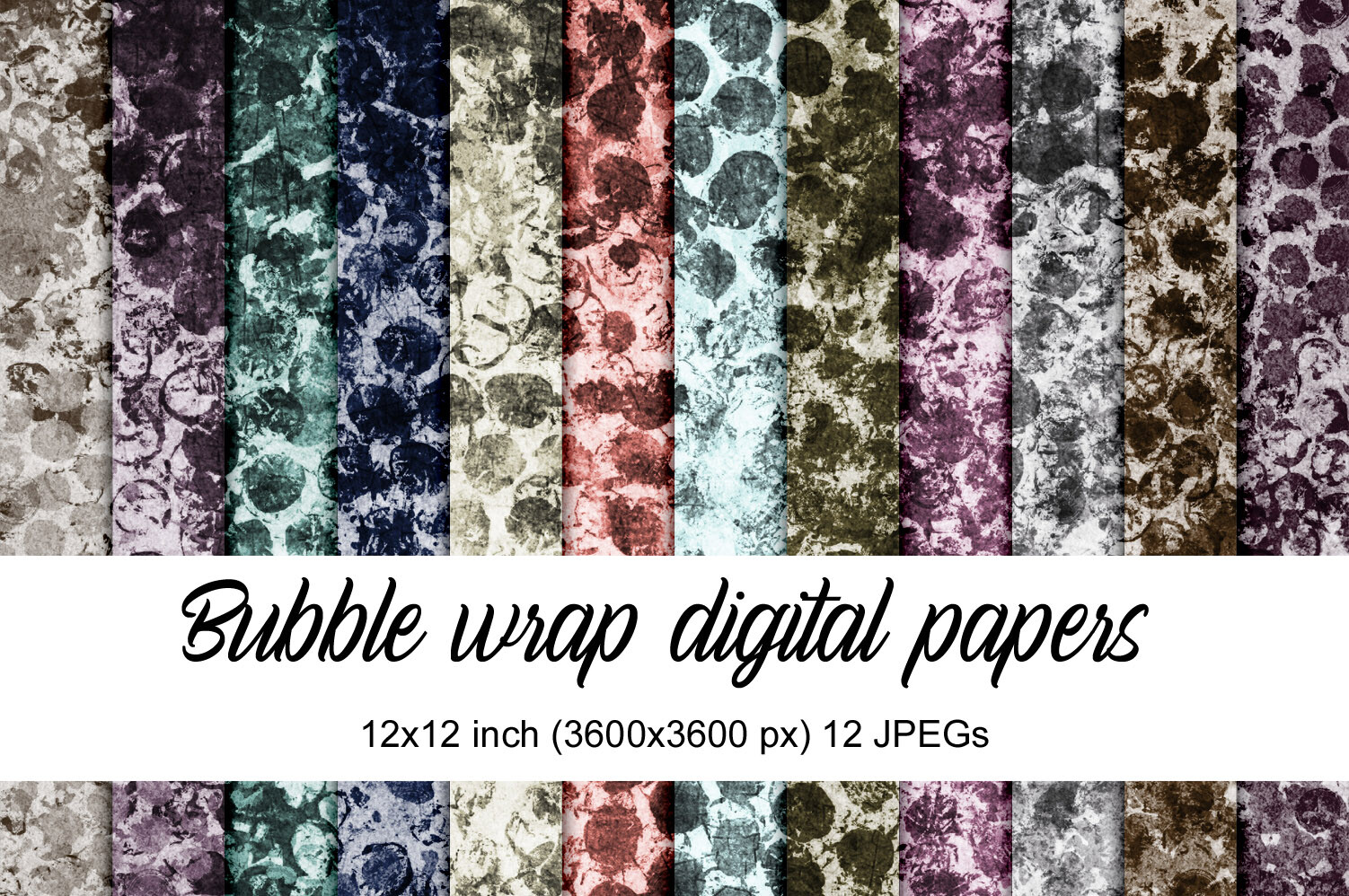 Bubble Wrap Papers Graphic by Andrea Kostelic · Creative Fabrica