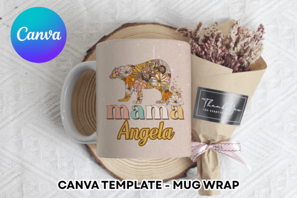 Canva Template Mug Wrap Graphics