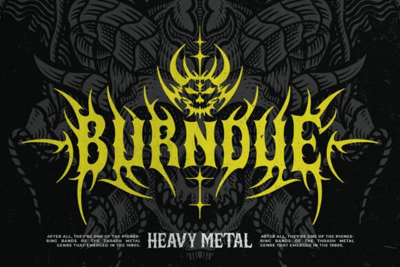Grund Burn Font - Preview 2