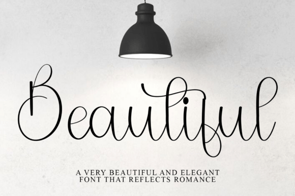 Handmade Wedding Font PNG with transparent background - Preview 3