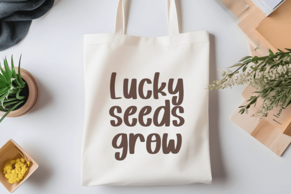 Lucky Farmer Font PNG with transparent background - Preview 4