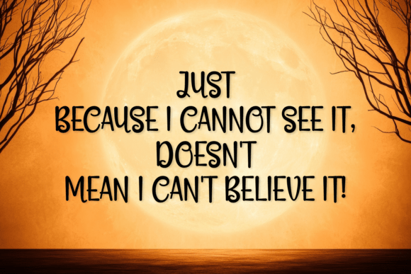 Moon Shadow Font PNG with transparent background - Preview 3