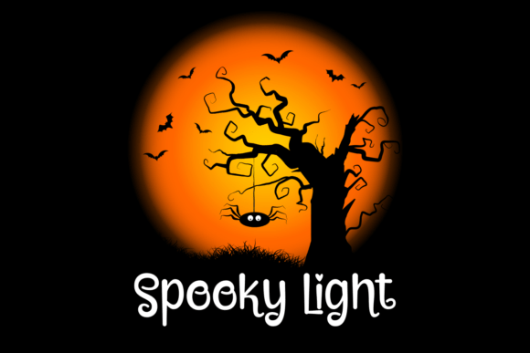 Moon Shadow Font PNG with transparent background - Preview 4