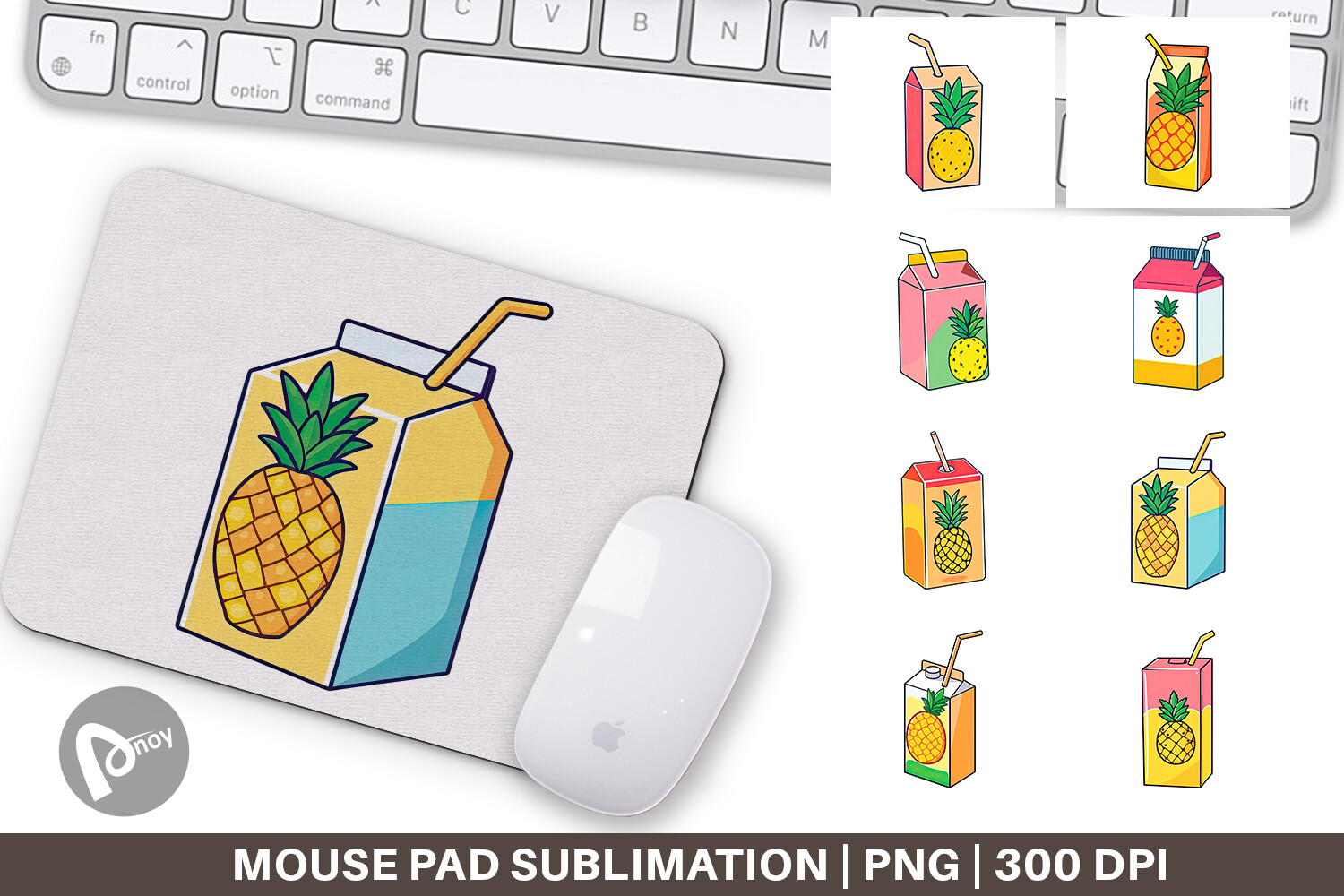 Mouse Pad Palm Leaf Graphic by Artnoy · Creative Fabrica