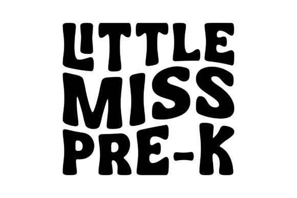 Retro Little Miss Prek Free Svg Png Graphics
